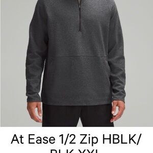Lululemon Men’s Double Knit Textured Half-Zip Pullover.